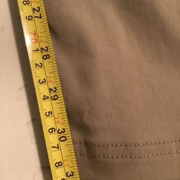 PrAna Halle Pants Sz 6 Straight Leg Roll Op Convertible Hiking Khaki - Picture 8 of 9